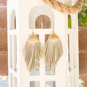 Boho Inspired Tassel Earrings